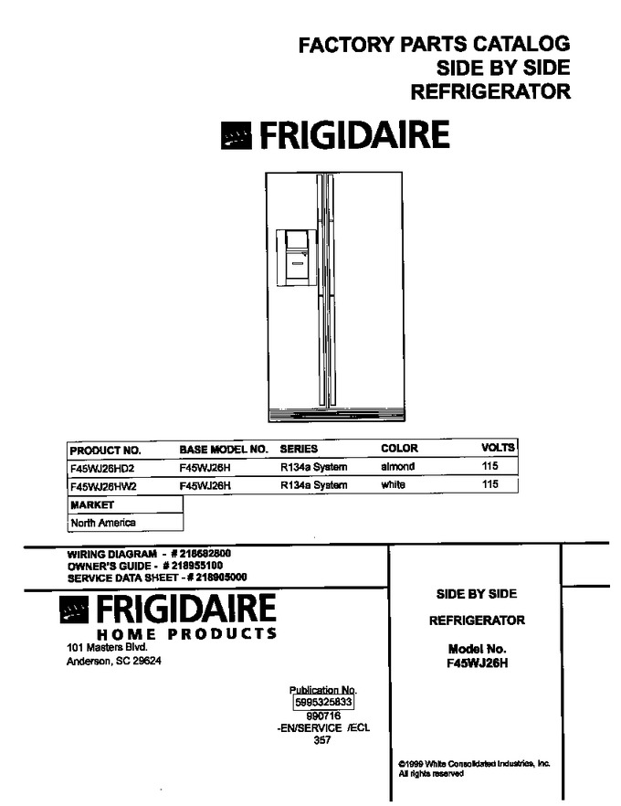 Diagram for F45WJ26HW2