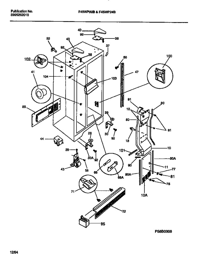 Diagram for F45WP22BW0