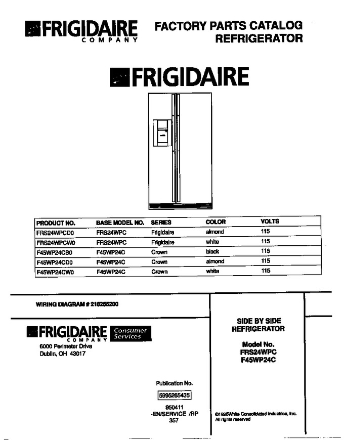 Diagram for FRS24WPCW0