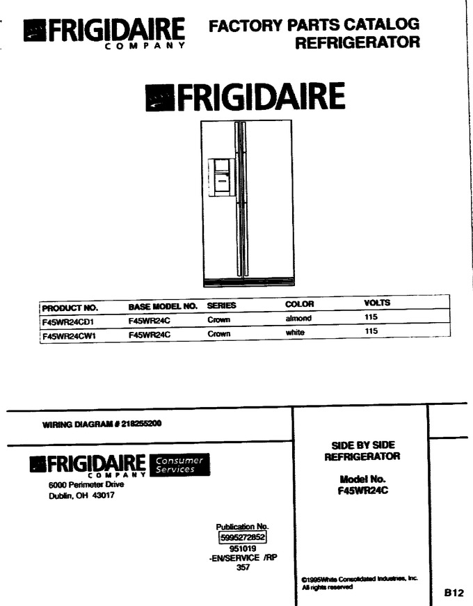Diagram for F45WR24CD1
