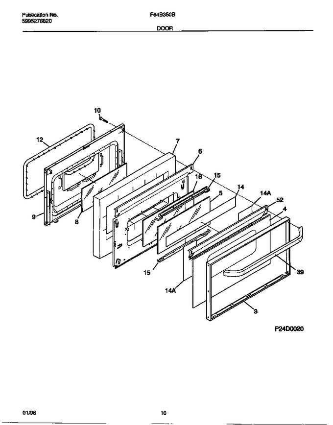 Diagram for F64B350BWB
