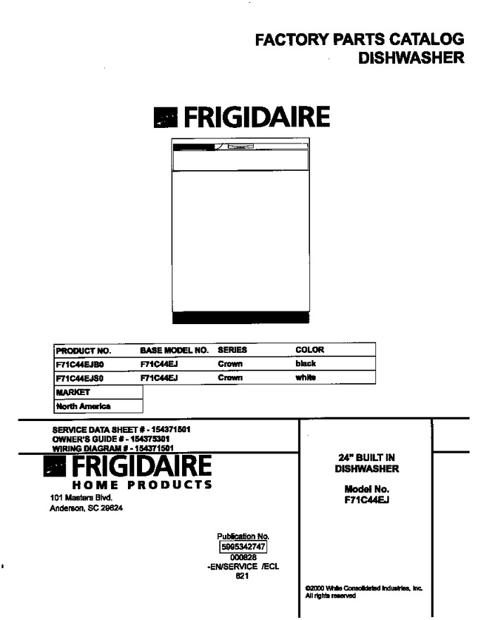 Diagram for F71C44EJB0