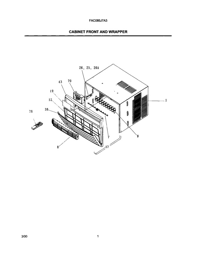 Diagram for FAC085J7A3