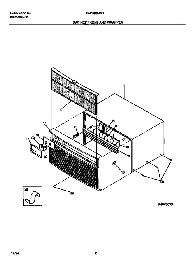 Diagram for FAC086W7A1
