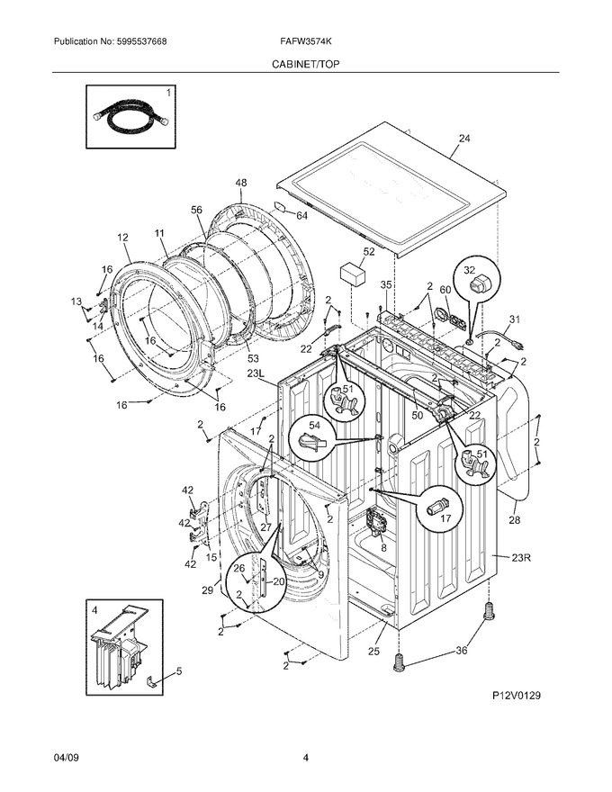 Diagram for FAFW3574KW0