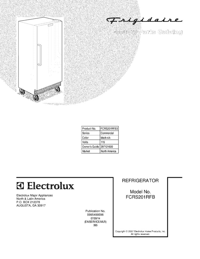 Diagram for FCRS201RFB3