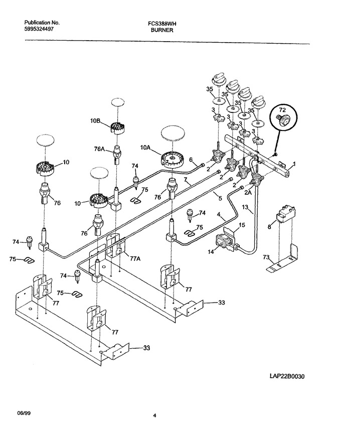 Diagram for FCS388WHCA