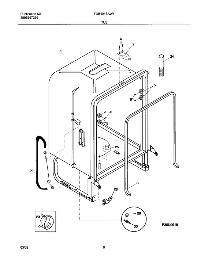 Diagram for FDB101SAW1