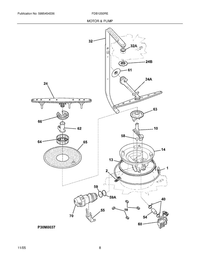 Diagram for FDB1250REQ1