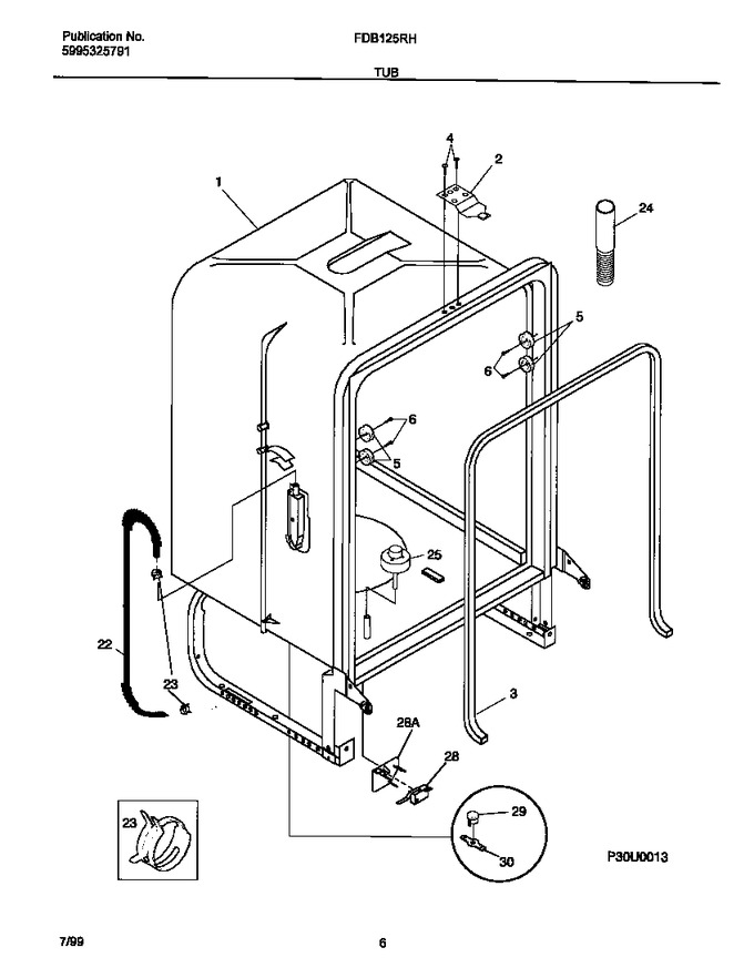 Diagram for FDB125RHS0