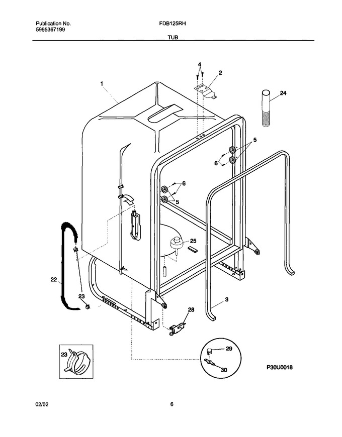 Diagram for FDB125RHU1