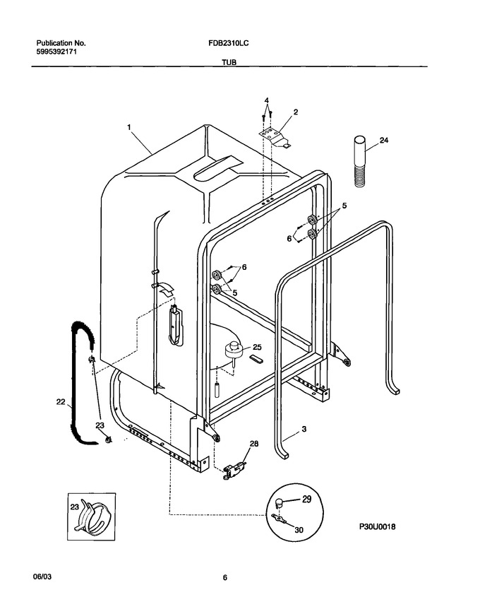 Diagram for FDB2310LCS0