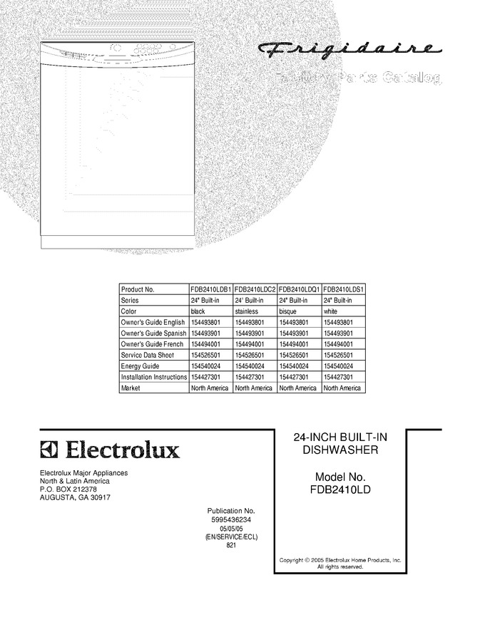Diagram for FDB2410LDB1