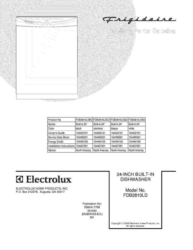 Diagram for FDB2810LDS0