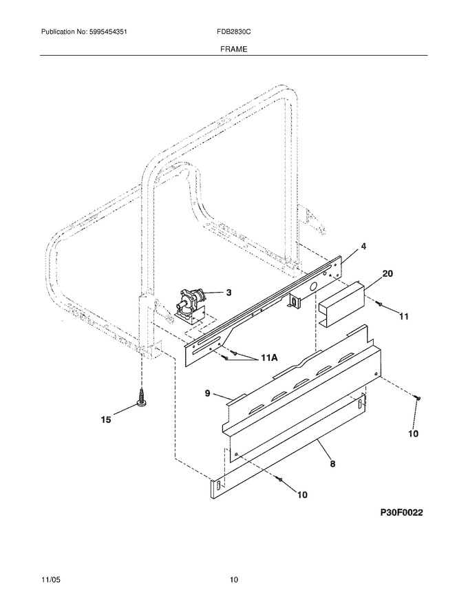 Diagram for FDB2830CES0