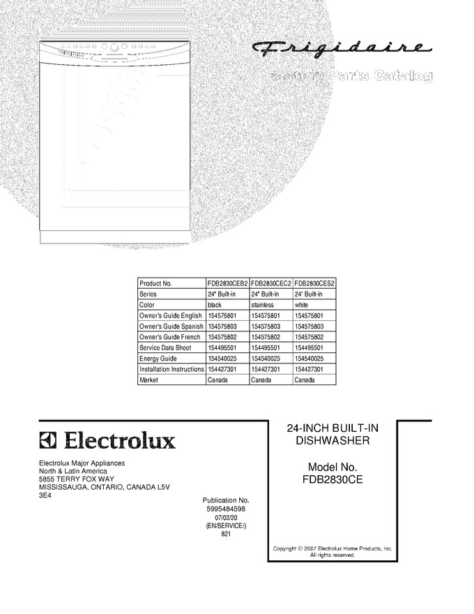 Diagram for FDB2830CEB2
