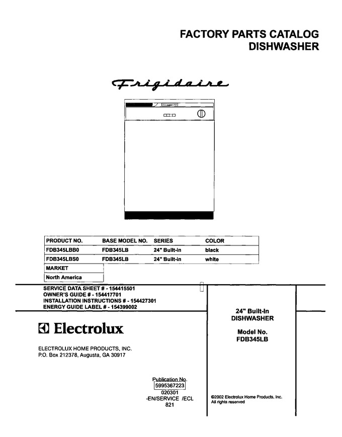 Diagram for FDB345LBB0