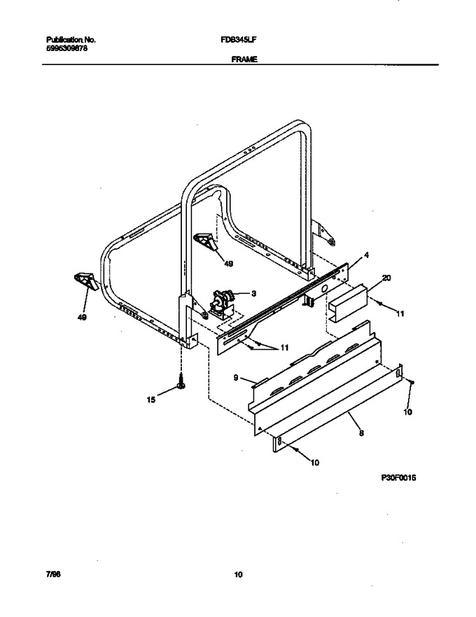 Diagram for FDB345LFS0