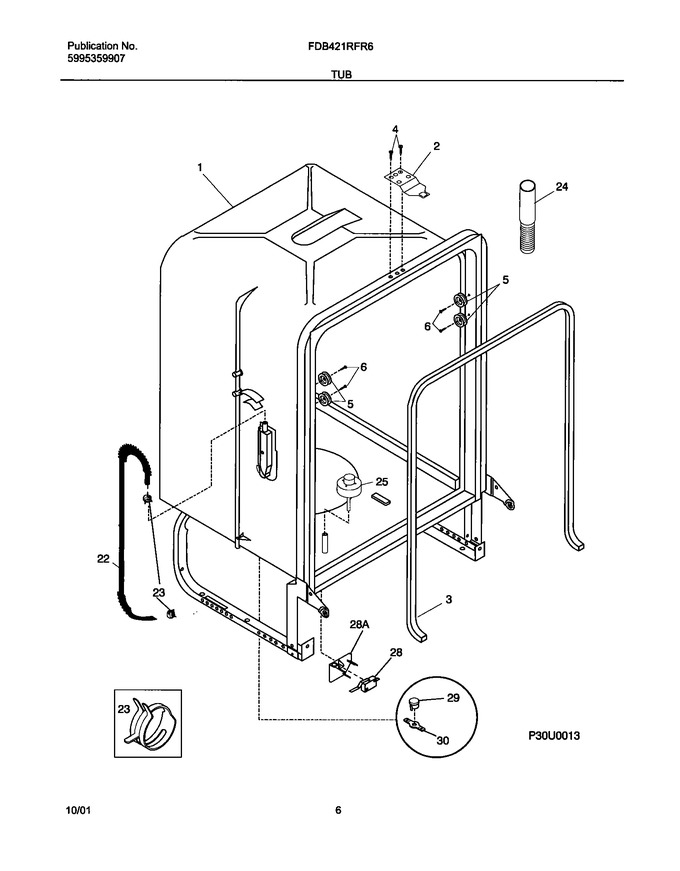 Diagram for FDB421RFR6