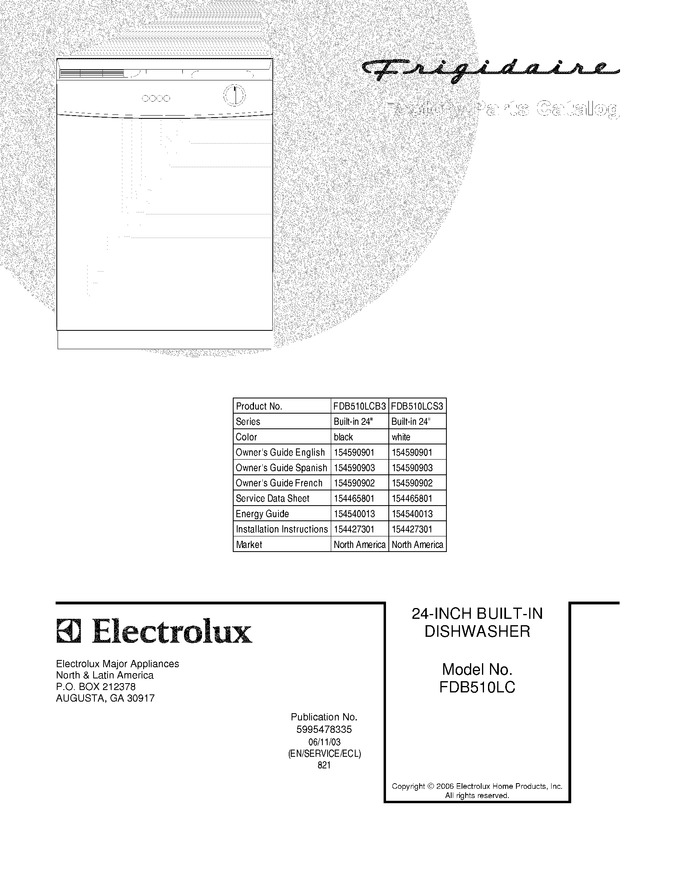 Diagram for FDB510LCS3