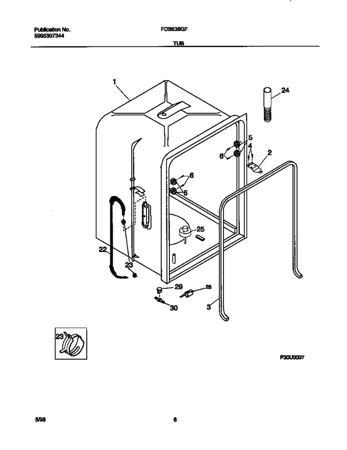 Diagram for FDB636GFR5