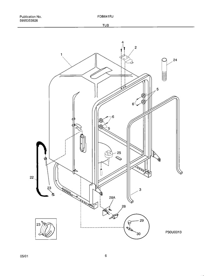 Diagram for FDB641RJB1