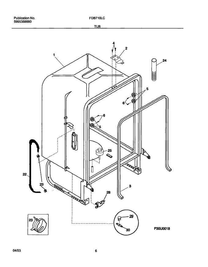 Diagram for FDB710LCQ0