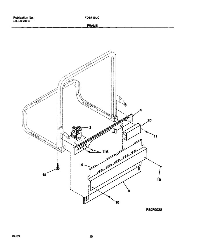 Diagram for FDB710LCB0