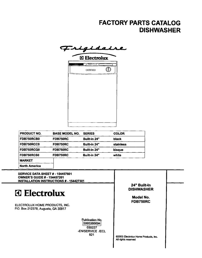 Diagram for FDB750RCQ0