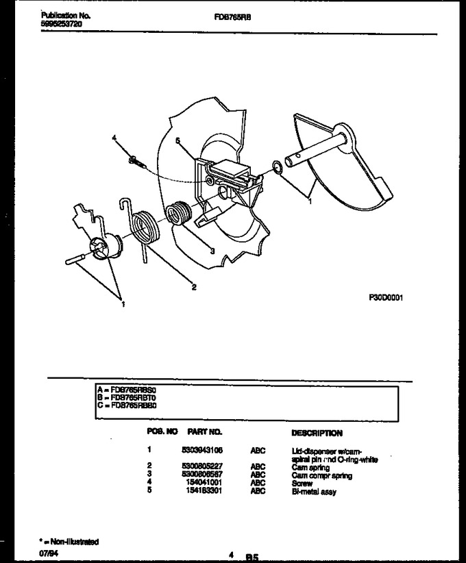Diagram for FDB765RBB0