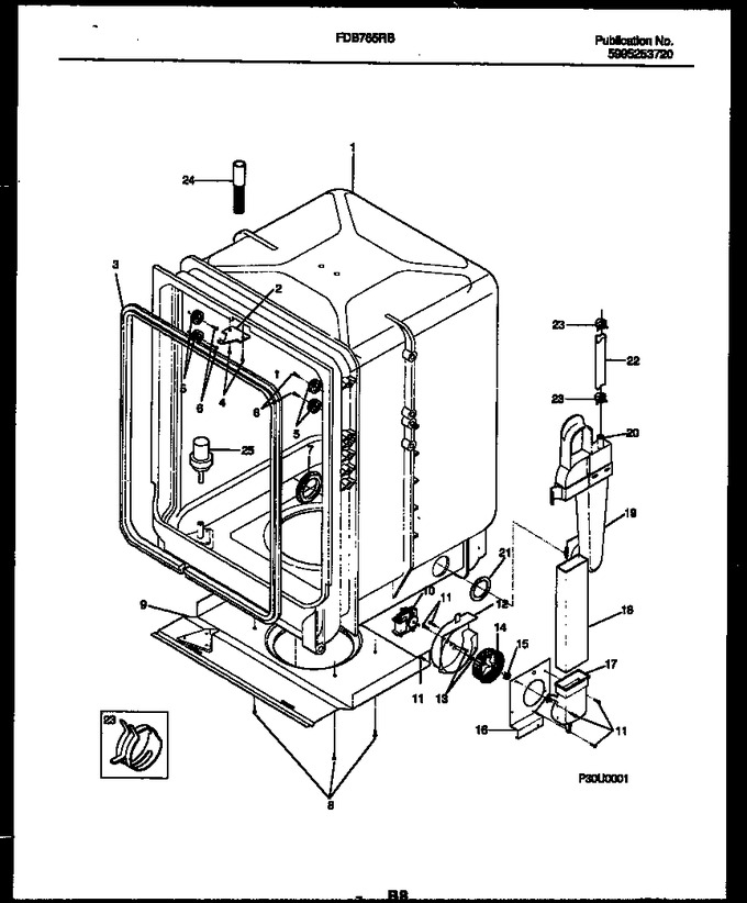 Diagram for FDB765RBB0