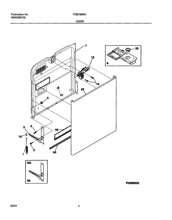 Diagram for FDB780RCQ0