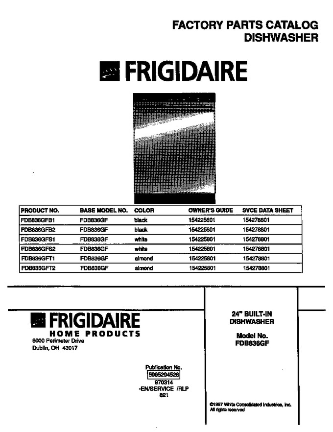 Diagram for FDB836GFB1