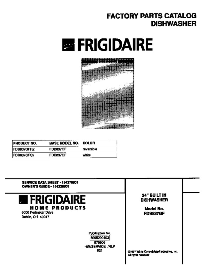 Diagram for FDB837GFR2