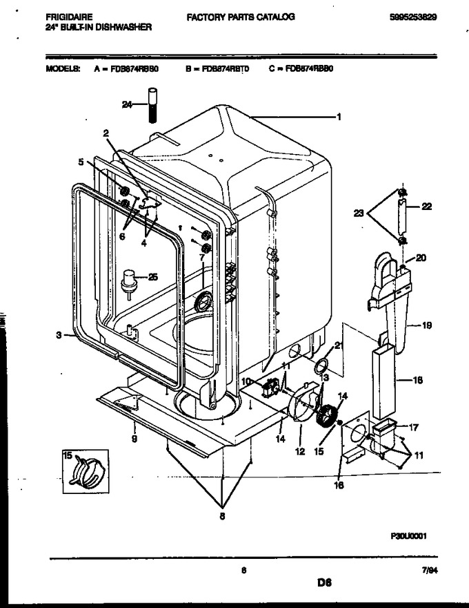 Diagram for FDB874RBS0