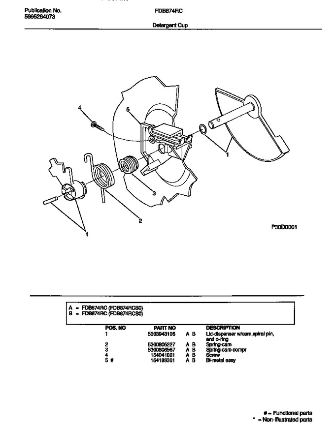 Diagram for FDB874RCS0