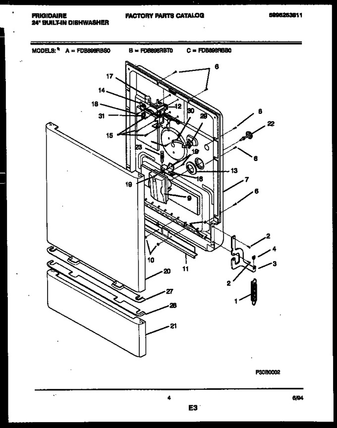 Diagram for FDB898RBS0