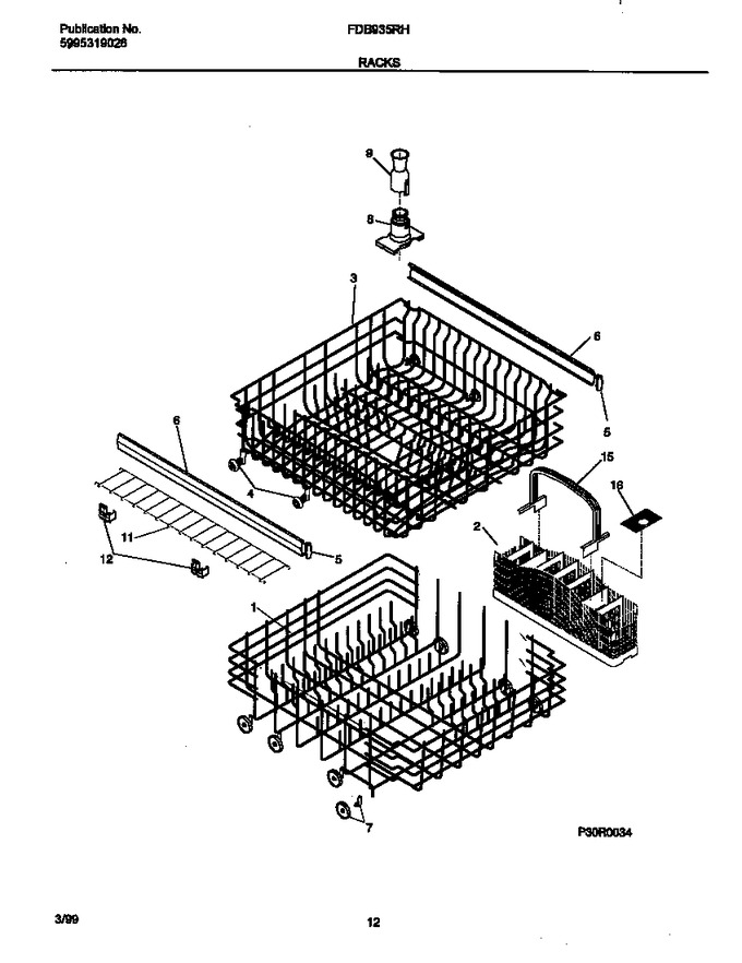 Diagram for FDB935RHB0