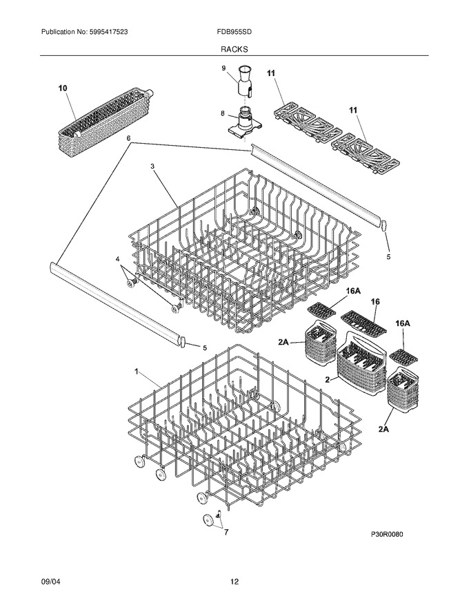 Diagram for FDB955SDC0