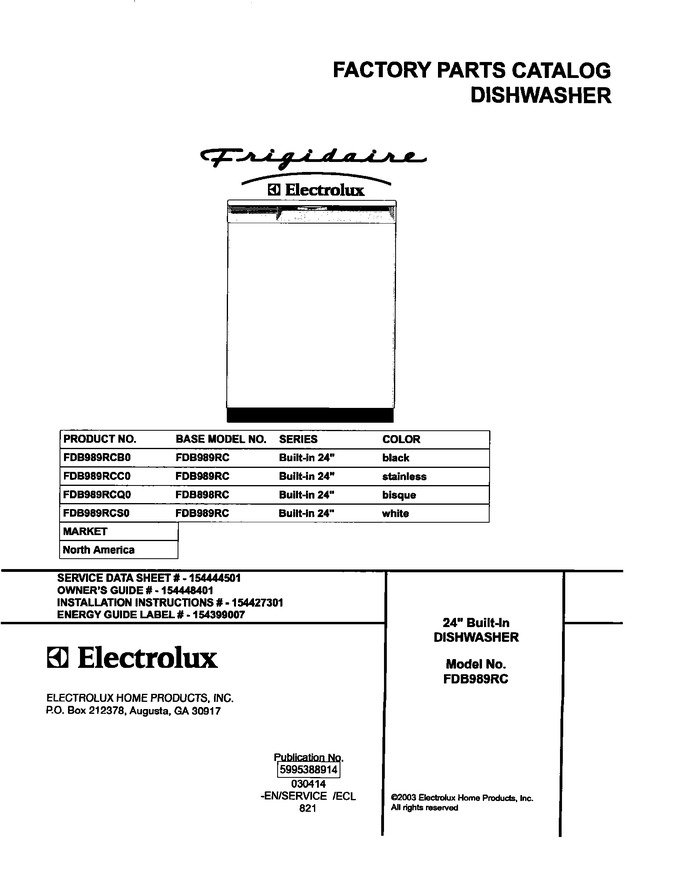 Diagram for FDB989RCC0