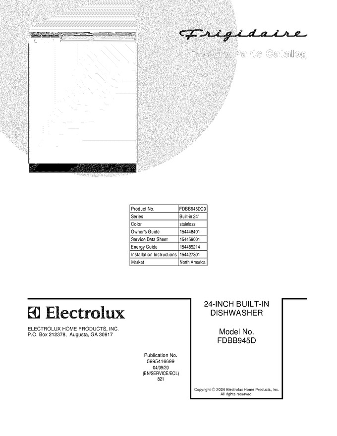 Diagram for FDBB945DC0