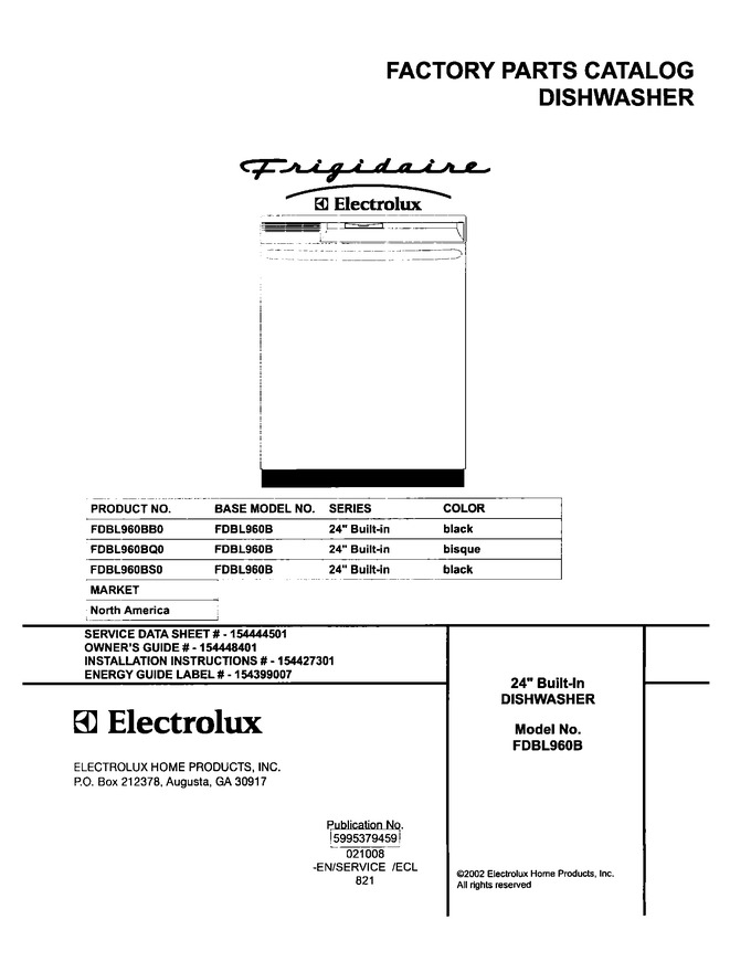Diagram for FDBL960BB0