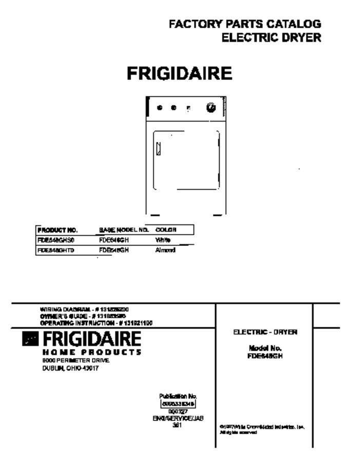 Diagram for FDE648GHS0