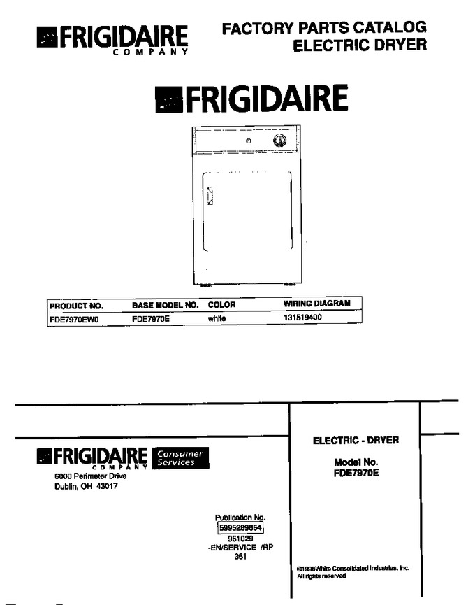Diagram for FDE7970EW0