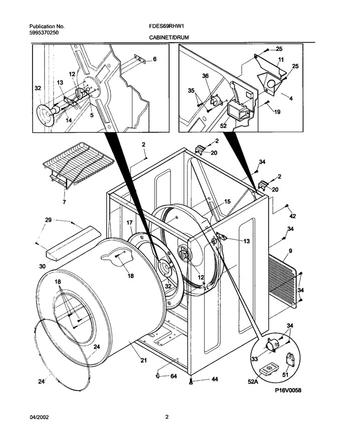 Diagram for FDES69RHW1