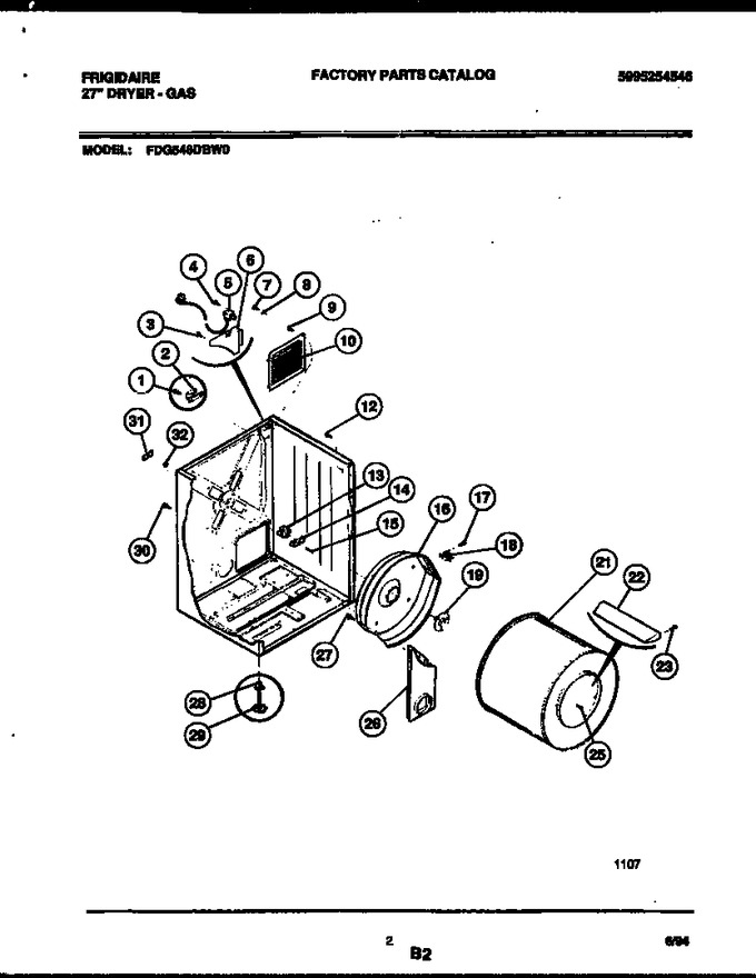 Diagram for FDG546DBW0