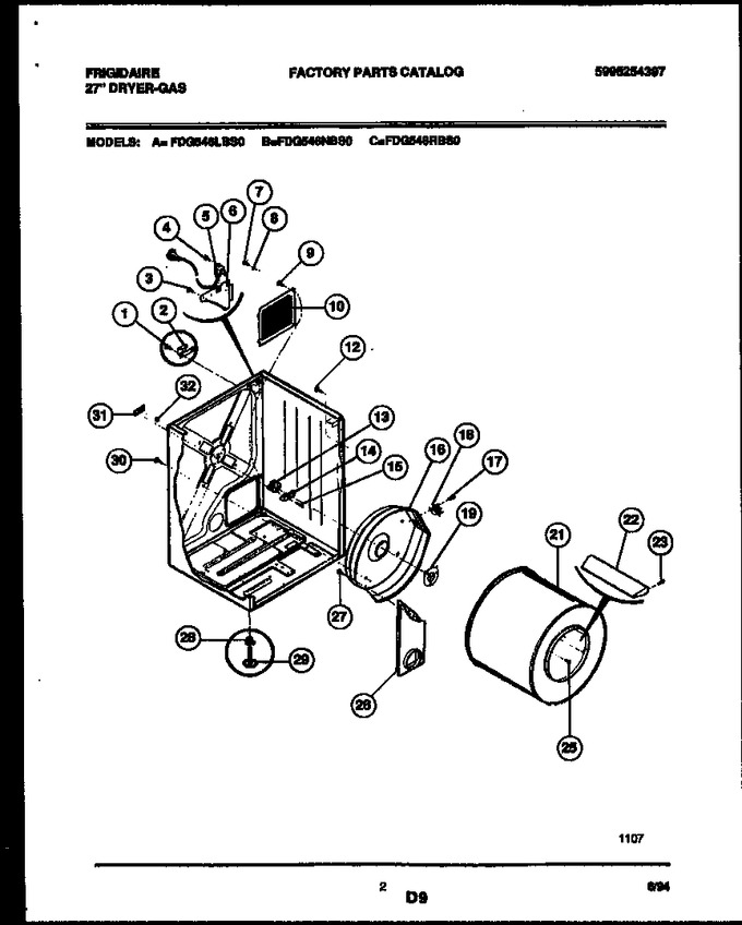 Diagram for FDG546LBS0