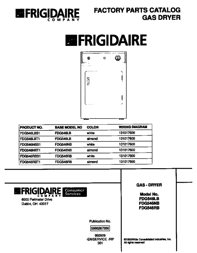 Diagram for FDG546LBS1
