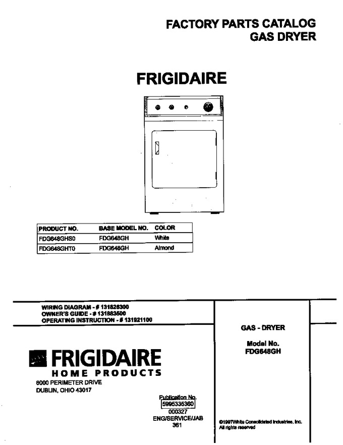 Diagram for FDG648GHT0