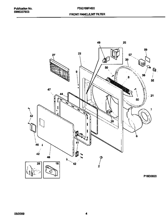 Diagram for FDG700FHS0